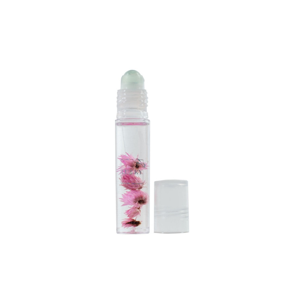 Дитяча олійка-блиск для губ Aqua Fleur T22004 з рожевими квітами