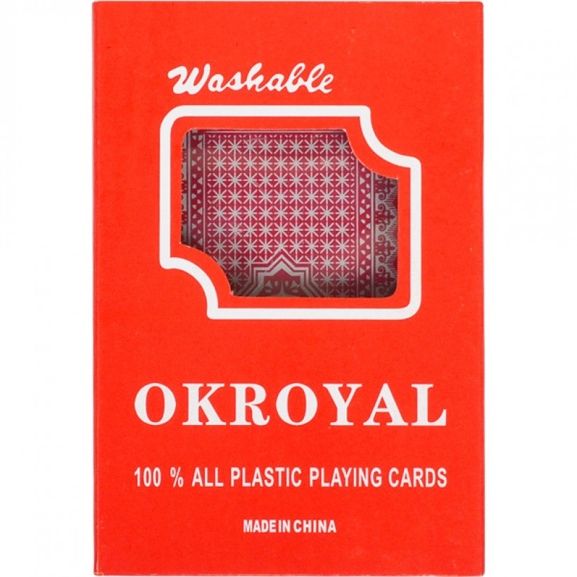 Карти гральні пластикові "OKROYAL" 95306, 54 карти