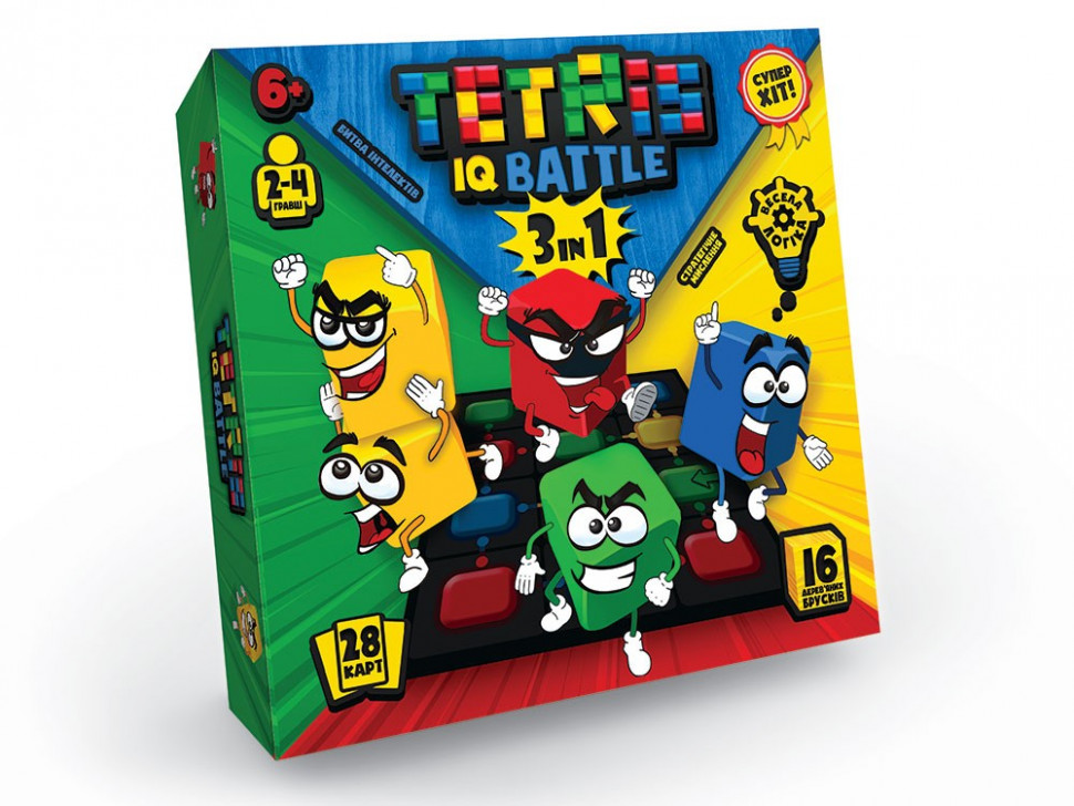 Розважальна гра "Tetris IQ battle 3in1" G-TIB-02U укр. мовою