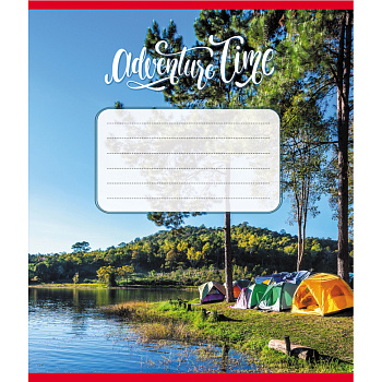 Зошит загальний "Час для подорожі" 060-590430L-5 в лінію, 60 аркушів