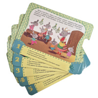 Дитяча Казка-пазл "Троє поросят. Вовк та семеро козенят" 826005 картон, 5 сторінок