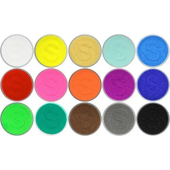 Набір кольорового піску для творчості SMC-15, 15 кольорів по 100 г