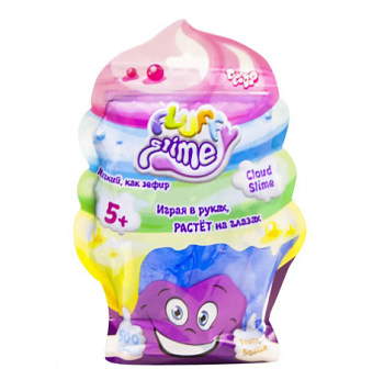 Ігрова в'язка маса "Fluffy Slime" FLS-02-01U пакет 500 г