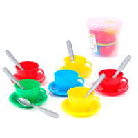 Ігровий набір "Чайний сервіз" 0083TXK чашки, тарілки та ложки для 6 осіб