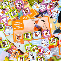 Настільна гра "Майстри речень" 30682 жетони 80 штук 