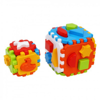 Дитячий розвиваючий кубик "Розумний малюк 1+1" 1899TXK