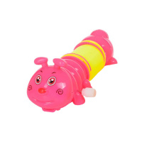 Дитяча заводна іграшка "Гусениця" LY2018C(Pink) з пружинкою