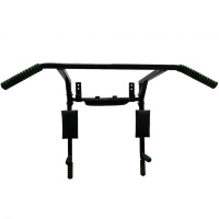 Турнік-бруси настінний "Iron" NE-TR-3B 3 в 1 з м'якими ручками чорний