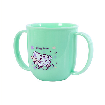 Дитяча чашка з ручками "Вівця" 6008, 190 мл