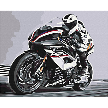 Картина за номерами "Гонщик" BS52393, 40х50 см