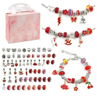 Набір для створення браслетів "Пандора" PDL610-2 червоний