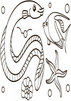 Дитяча водна розмальовка: Море 734010, 8 сторінок