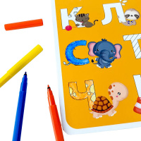 Навчальний килимок Азбука-цифри 129053 для дівчаток А3