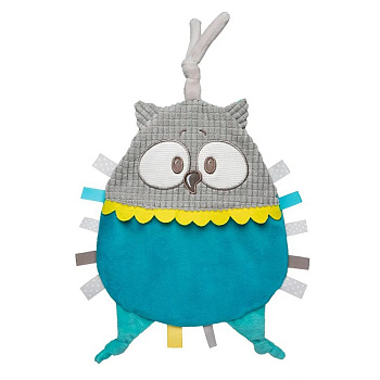 М'яка іграшка "Сова" Pastel Friends Canpol babies 68/067_tur з елементами, що шелестіть