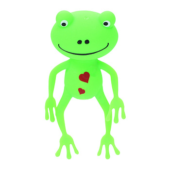 Дитяча іграшка-антистрес "Жабеня" MS 4031(Green) розмір 13 см, борошно