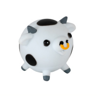 Дитяча іграшка для купання "Бризкаючі тваринки Корівка" 8750_корівка з чорними пл