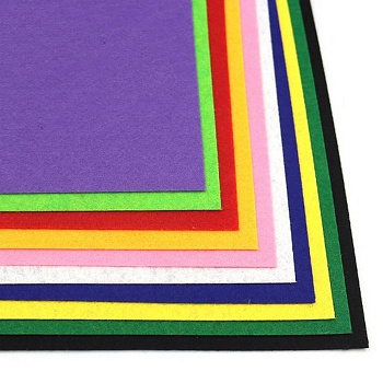 Фетрові листи для рукоділля HQ170-MIX1, 1,2 мм, A4