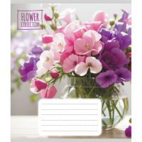 Зошит загальний "Квіткова композиція" 048-600186L-5 в лінію, 48 аркушів (959060)