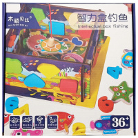 Дерев'яний сортер-рибалка "Окен" C 61739, стіни-конструктор, математичний та фігурний