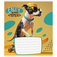 Зошит учнівський "Лови момент" 012-500240K-3 в клітинку, 12 аркушів