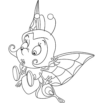 Розпис по полотну "Метелик" Art Craft 15046-AC 25х30 см                                                          