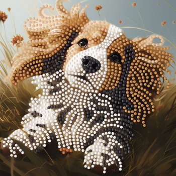 Алмазна мозаїка "Дружечок" ZAV1818-15, 18х18 см