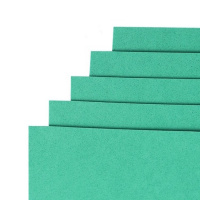 Фоаміран для творчості А4 15A4-7045 темно-зелений 1,5 мм, 10 аркушів