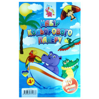 Набір кольорового паперу А4 RI200601, 10 аркушів