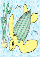 Дитяча водна розмальовка: Море 734010, 8 сторінок