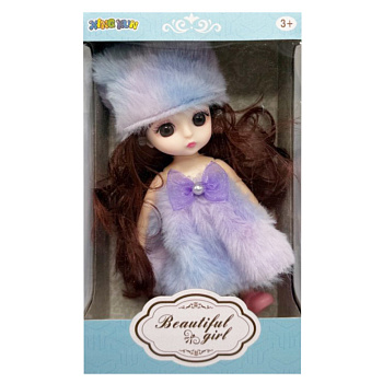 Дитяча іграшкова лялька 1361-3 шарнірна, розмір 15 см