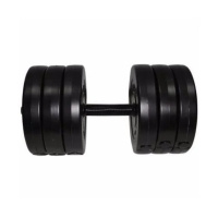 Гантель складальна композитна в пластиковій оболонці Rock pro 15,5 кг NE-PL-G-015