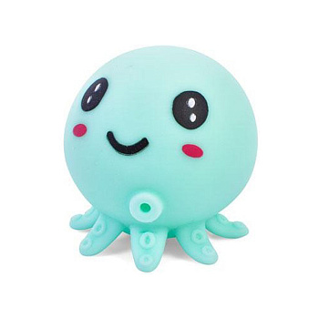 Дитяча іграшка-антистрес "Восьминіг" MS 3951(Turquoise) з борошном, 7,5 см