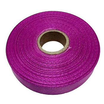 Атласна стрічка для рукоділля АБ-334, 2,5 см x 23 м, Маджента