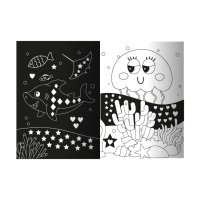 Дитяча книжечка з неоновими стікерами "Морське королівство" РМ-69-02