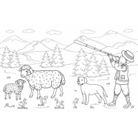 Велика книга розмальовок Україна 1736020, 64 сторінки