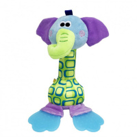 М`яка іграшка-брязкальце "Слон" TM Happy Monkey MGZ-1216-2 з дзвіночком