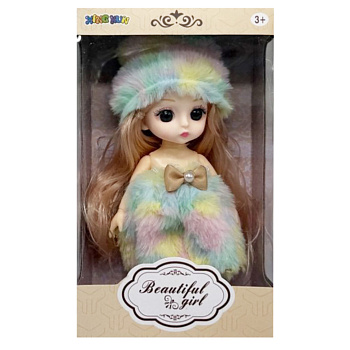 Дитяча іграшкова лялька 1361-9 шарнірна, розмір 15 см