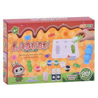 Набір для створення фігурки-антистресу "Лабубу" NJ-12, 6 молдів, 18 предметів