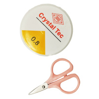 Дитячий набір бісеру для створення прикрас 610-34 ножиці, волосінь у комплекті