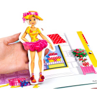 Магнітна гра Одягалка "Блондинка" Vladi Toys VT3204-30 Укр