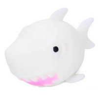 Дитяча іграшка-антистрес "Акула" MS 4043(White) з борошном, 10 см