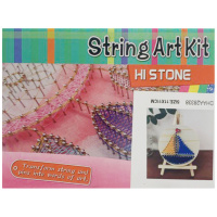 Дитячий набір для творчості стрінг-арт "Корабль" YG0115(28338) дерев'яна основа