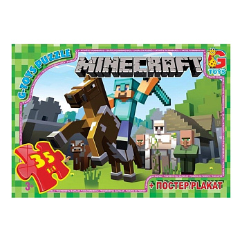 Пазли дитячі "Minecraft" Майнкрафт MC773, 35 елементів                             