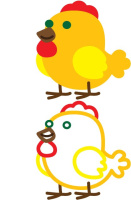 Дитяча книга-розмальовка для малюків "Собака" 400753 з підказкою