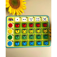 Настільна гра-сортер "Сонечко" Ubumblebees (ПСФ063) PSF063 колір, рахунок та напрямки