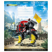 Зошит учнівський "Techno city" 012-2495L-3 в лінію, 12 аркушів 