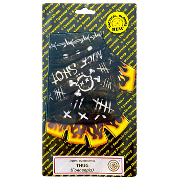 Ігрові рукавички "THUG" GLO-Th принт Головоріз, із STANDOFF 2