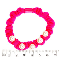 Набір резинок для волосся 0303-1078 різнокольорові, 18 штук, з намистиною