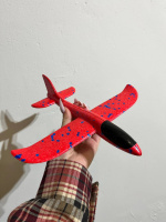 Дитячий метальний літак-планер C28006(Red) довжина 24 см