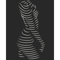 Картина за номерами "Звабливий силует" 10117-AC 40х50 см